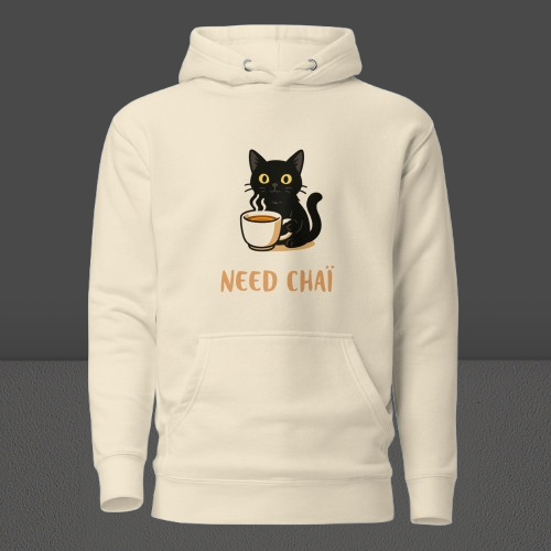 Sweat à capuche unisexe “Thé”